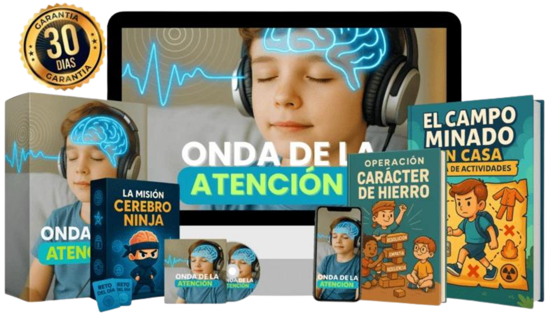 Súper Combo con 9 volúmenes de estimulación cognitiva